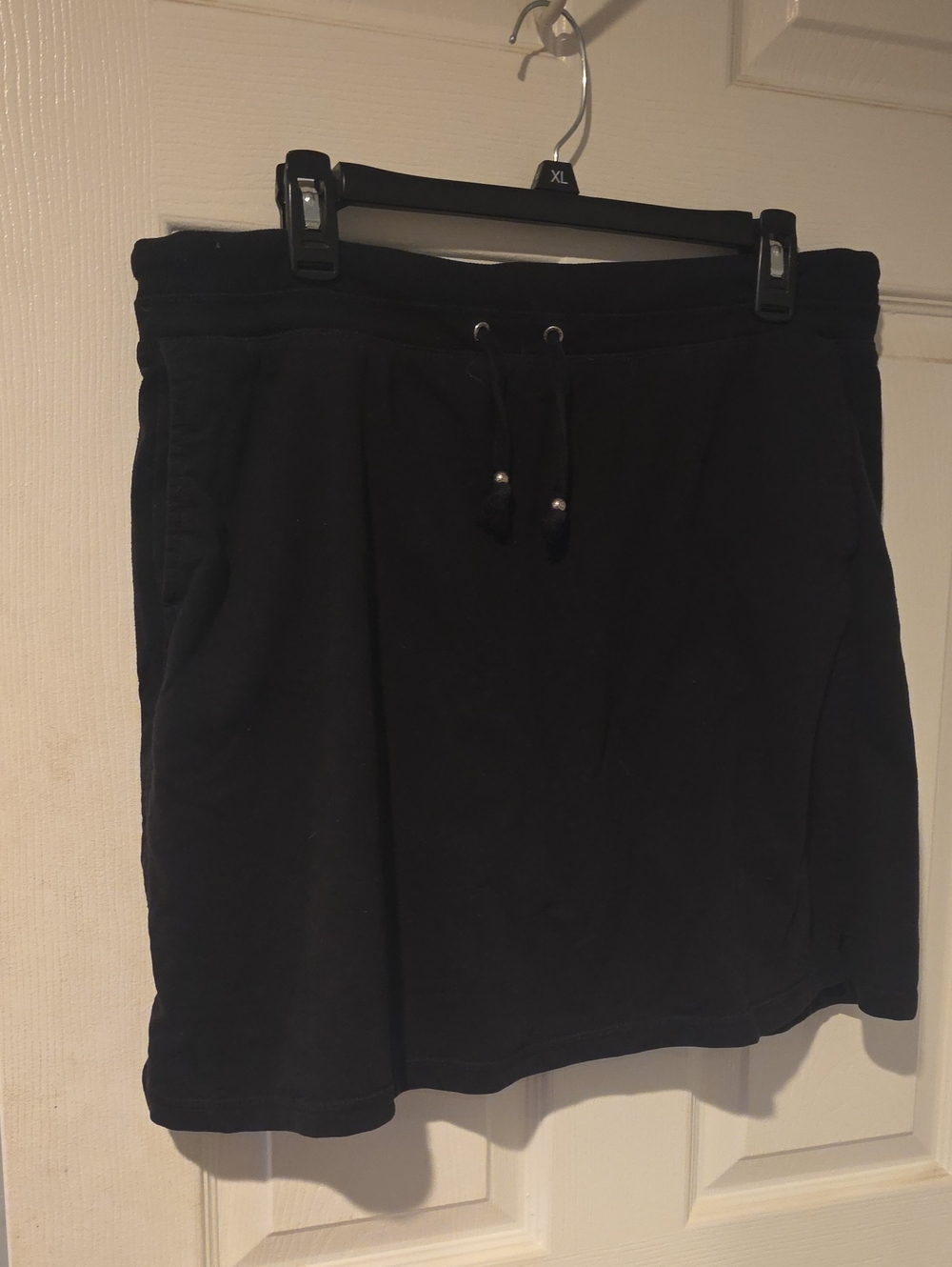 GreenTea Black Drawstring Skort
